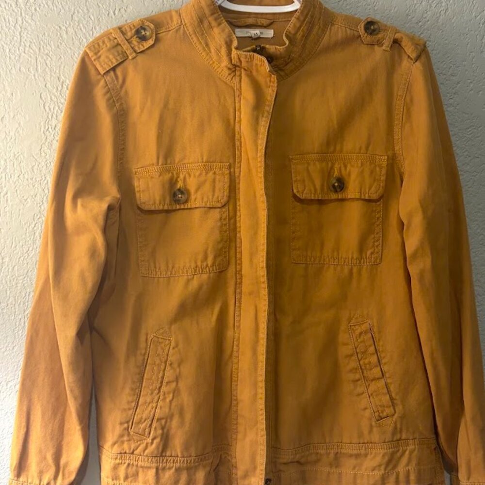 Maurices Yellow Utility Jacket